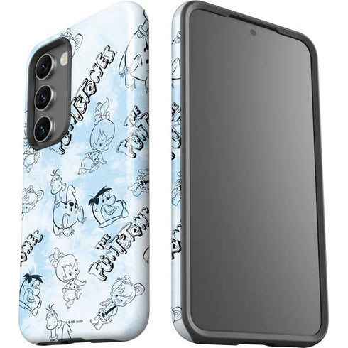 The Flinstones The Flintstones Tie Dye Print Galaxy S23 Pro Case