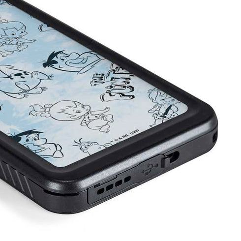 The Flinstones The Flintstones Tie Dye Print Galaxy S23 Waterproof Case