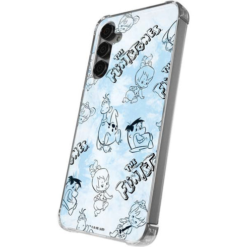 The Flinstones The Flintstones Tie Dye Print Galaxy S24 Plus Clear Case