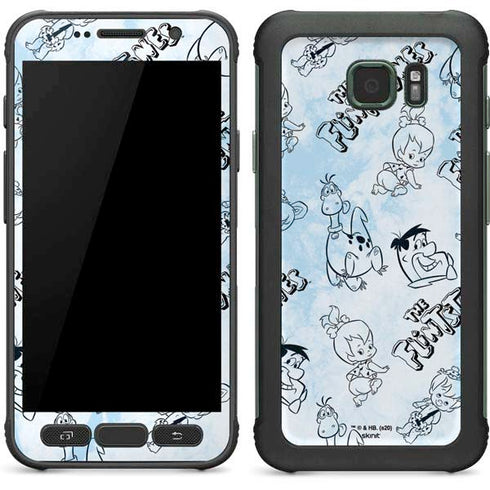 The Flinstones The Flintstones Tie Dye Print Galaxy S7 Active Skin