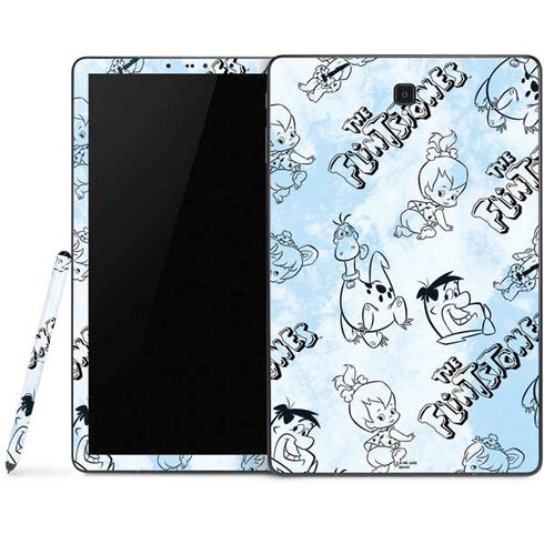 The Flinstones The Flintstones Tie Dye Print Samsung Galaxy Tab Skin
