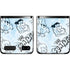 The Flinstones The Flintstones Tie Dye Print Galaxy Z Flip Skin