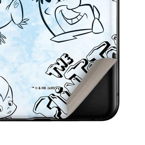 The Flinstones The Flintstones Tie Dye Print Galaxy Z Flip Skin