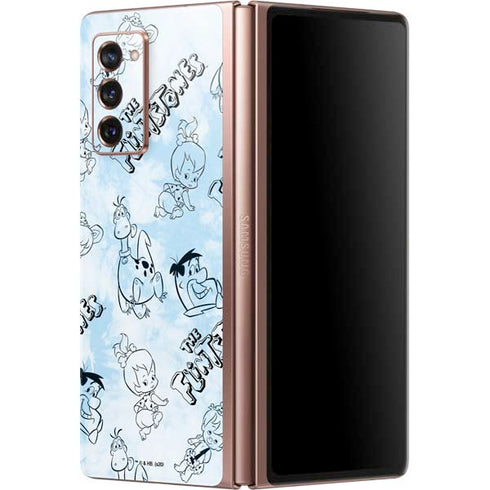 The Flinstones The Flintstones Tie Dye Print Galaxy Z Fold2 5G Skin