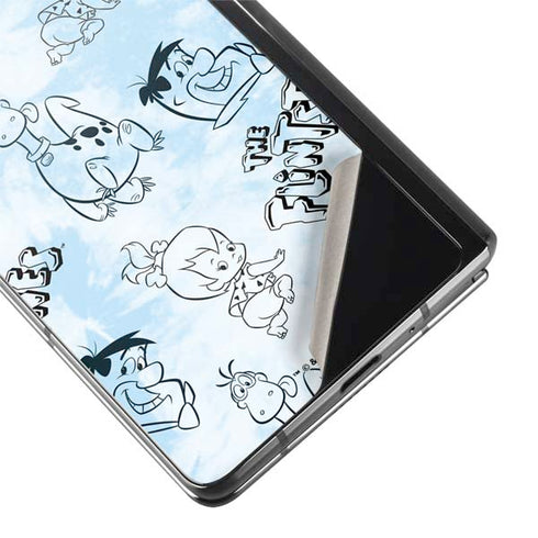 The Flinstones The Flintstones Tie Dye Print Galaxy Z Fold2 5G Skin