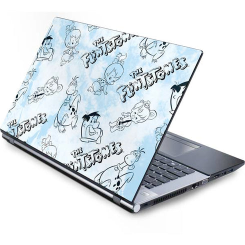 The Flinstones The Flintstones Tie Dye Print Generic Laptop Skin