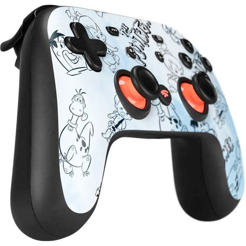 The Flinstones The Flintstones Tie Dye Print Google Stadia Controller Skin