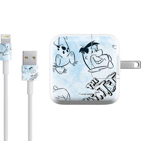 The Flinstones The Flintstones Tie Dye Print iPad Charger (10W USB) Skin