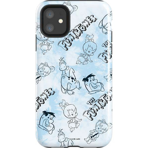 The Flinstones The Flintstones Tie Dye Print iPhone 11 Impact Case