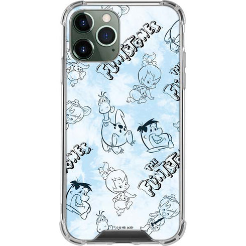 The Flinstones The Flintstones Tie Dye Print iPhone 11 Pro Max Clear Case