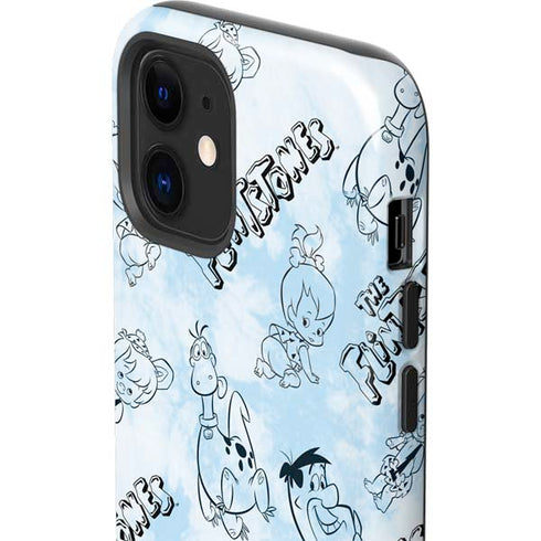 The Flinstones The Flintstones Tie Dye Print iPhone 12 Impact Case