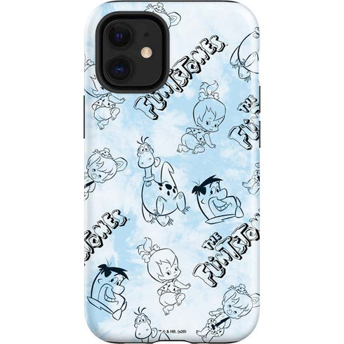 The Flinstones The Flintstones Tie Dye Print iPhone 12 Mini Impact Case