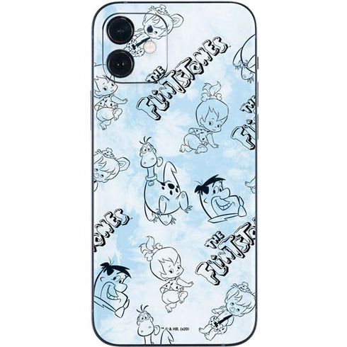 The Flinstones The Flintstones Tie Dye Print iPhone 12 Mini Skin
