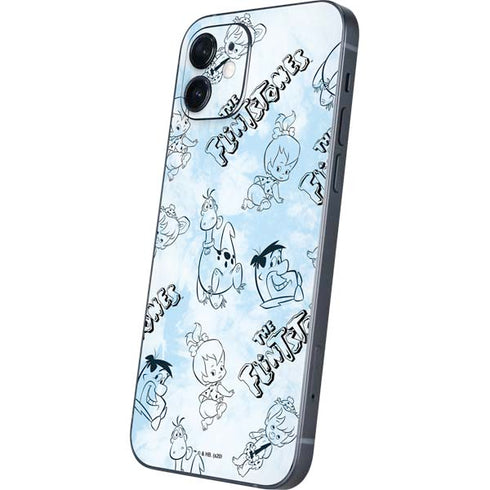 The Flinstones The Flintstones Tie Dye Print iPhone 12 Mini Skin