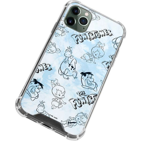 The Flinstones The Flintstones Tie Dye Print iPhone 12 Pro Clear Case