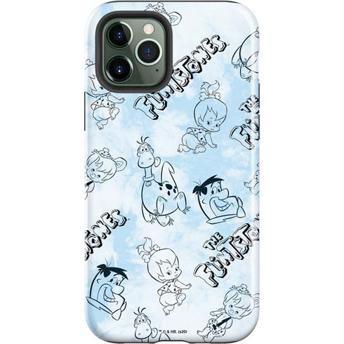 The Flinstones The Flintstones Tie Dye Print iPhone 12 Pro Impact Case