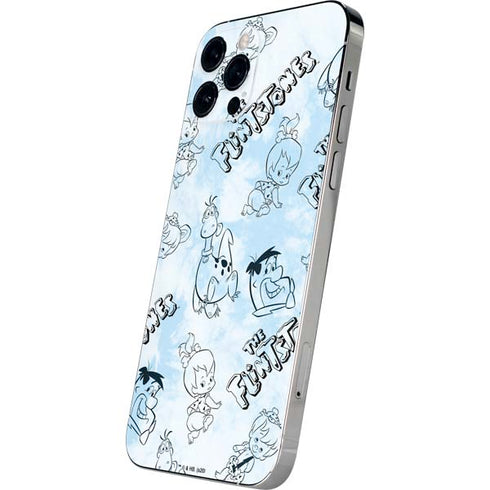The Flinstones The Flintstones Tie Dye Print iPhone 12 Pro Skin