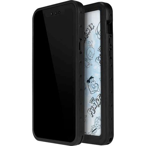 The Flinstones The Flintstones Tie Dye Print iPhone 12 Pro Waterproof Case