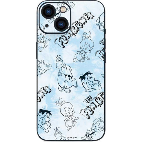 The Flinstones The Flintstones Tie Dye Print iPhone 13 Mini Skin