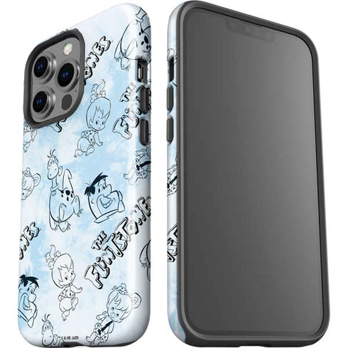The Flinstones The Flintstones Tie Dye Print iPhone 13 Pro Impact Case