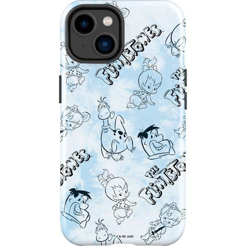 The Flinstones The Flintstones Tie Dye Print iPhone 14 Plus Impact Case