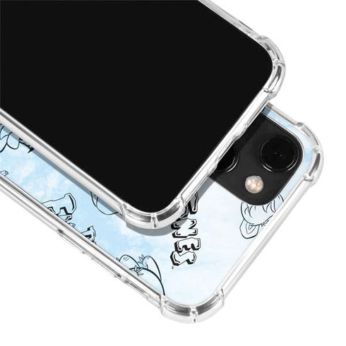 The Flinstones The Flintstones Tie Dye Print iPhone 14 Plus Clear Case