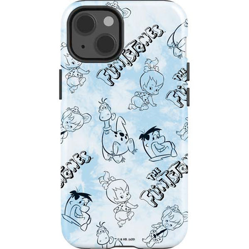 The Flinstones The Flintstones Tie Dye Print iPhone 15 Impact Case