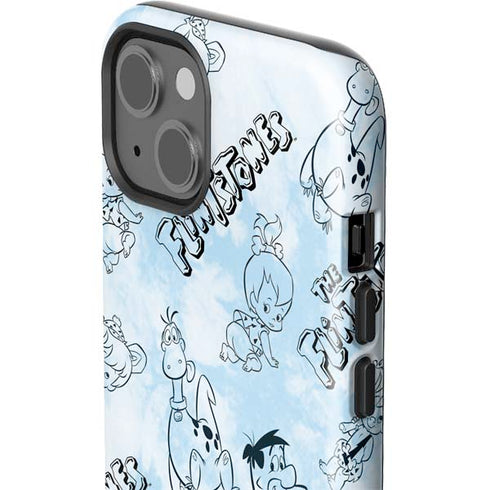 The Flinstones The Flintstones Tie Dye Print iPhone 15 Impact Case