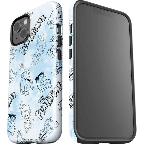 The Flinstones The Flintstones Tie Dye Print iPhone 15 Impact Case