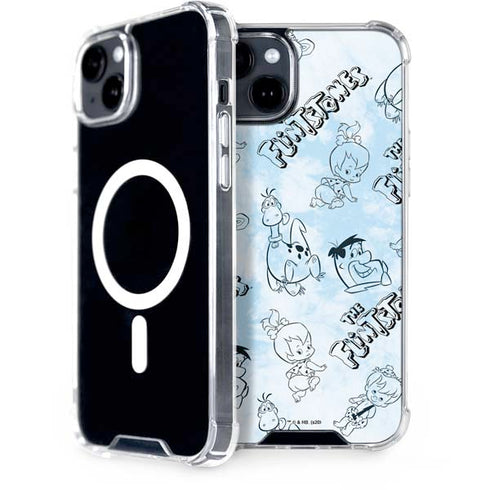 The Flinstones The Flintstones Tie Dye Print iPhone 15 Plus MagSafe Case