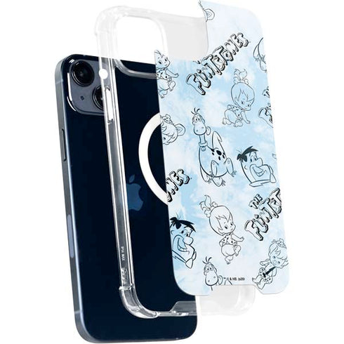 The Flinstones The Flintstones Tie Dye Print iPhone 14 Plus MagSafe Case