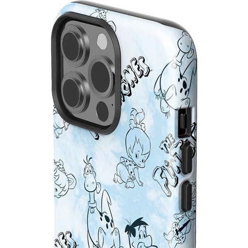 The Flinstones The Flintstones Tie Dye Print iPhone 15 Pro Impact Case