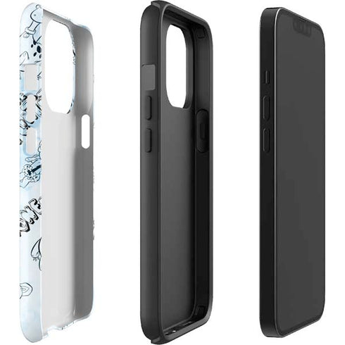 The Flinstones The Flintstones Tie Dye Print iPhone 14 Pro Impact Case