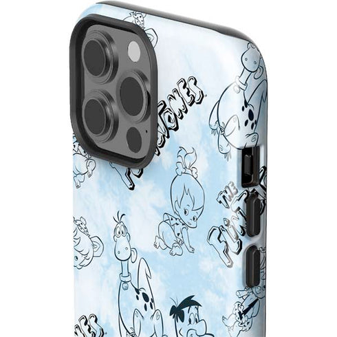 The Flinstones The Flintstones Tie Dye Print iPhone 15 Pro Max Impact Case