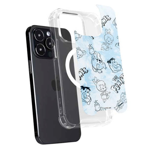 The Flinstones The Flintstones Tie Dye Print iPhone 15 Pro Max MagSafe Case