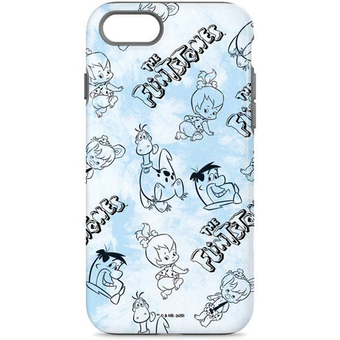 The Flinstones The Flintstones Tie Dye Print iPhone 7 Pro Case