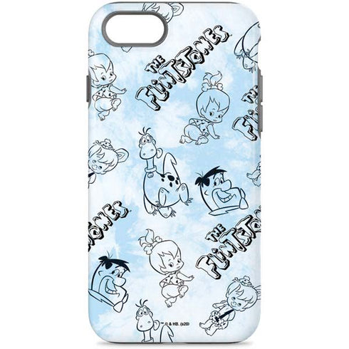 The Flinstones The Flintstones Tie Dye Print iPhone 8 Pro Case