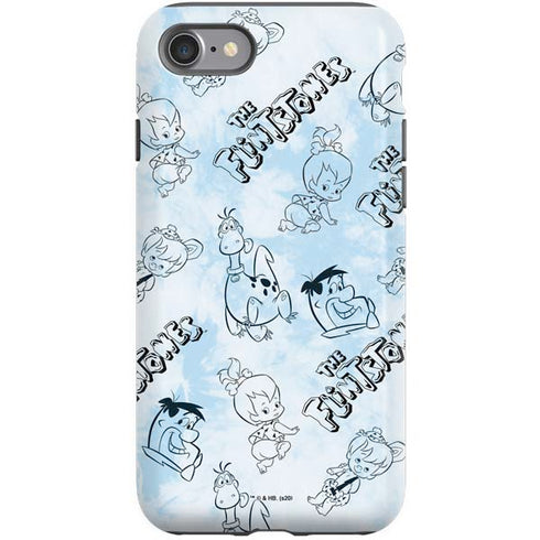 The Flinstones The Flintstones Tie Dye Print iPhone SE (2nd & 3rd Gen) Pro Case