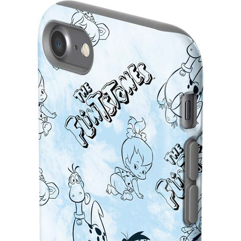 The Flinstones The Flintstones Tie Dye Print iPhone SE (2nd & 3rd Gen) Pro Case