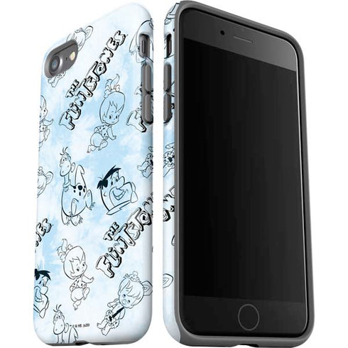 The Flinstones The Flintstones Tie Dye Print iPhone SE (2nd & 3rd Gen) Pro Case