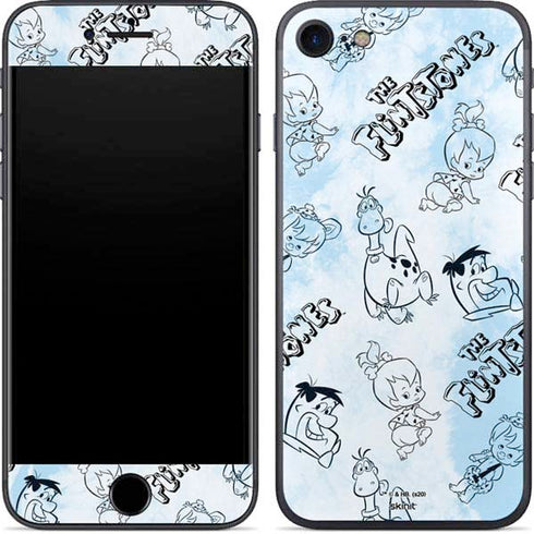 The Flinstones The Flintstones Tie Dye Print iPhone SE (2nd & 3rd Gen) Skin