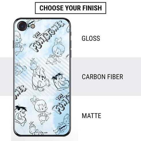 The Flinstones The Flintstones Tie Dye Print iPhone SE (2nd & 3rd Gen) Skin