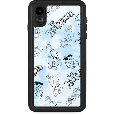The Flinstones The Flintstones Tie Dye Print iPhone XR Waterproof Case