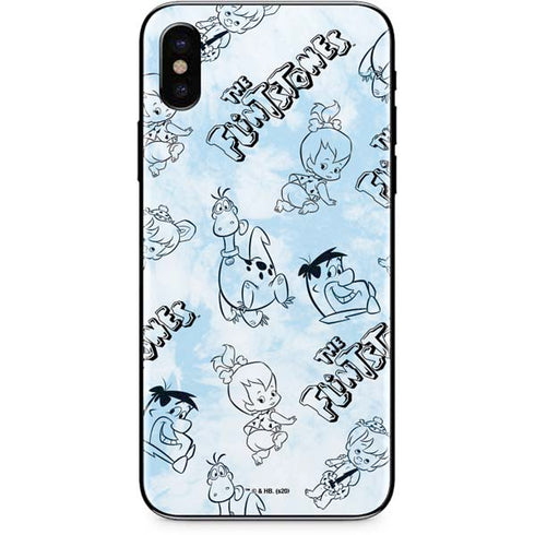 The Flinstones The Flintstones Tie Dye Print iPhone XS Max Skin