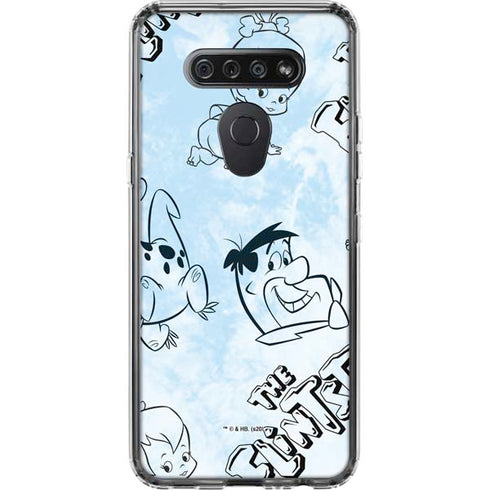 The Flinstones The Flintstones Tie Dye Print LG K51/Q51 Clear Case