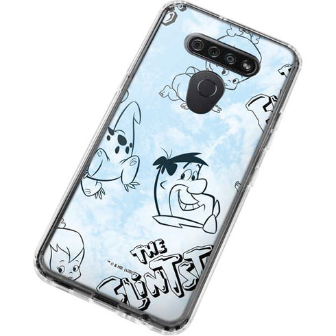 The Flinstones The Flintstones Tie Dye Print LG K51/Q51 Clear Case
