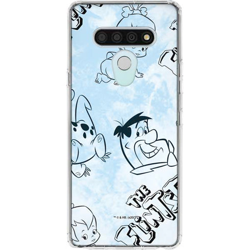 The Flinstones The Flintstones Tie Dye Print LG Stylo 6 Clear Case