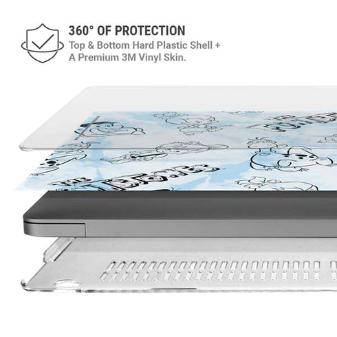 The Flinstones The Flintstones Tie Dye Print MacBook Pro 16in (2021-25) Case plus Skin