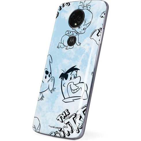 The Flinstones The Flintstones Tie Dye Print Moto E5 Plus Skin