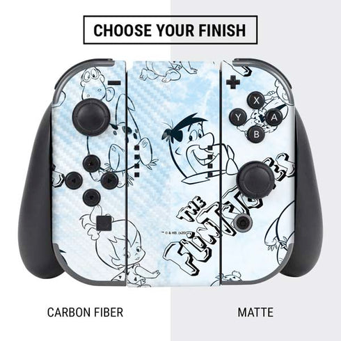 The Flinstones The Flintstones Tie Dye Print Nintendo Switch Bundle Skin